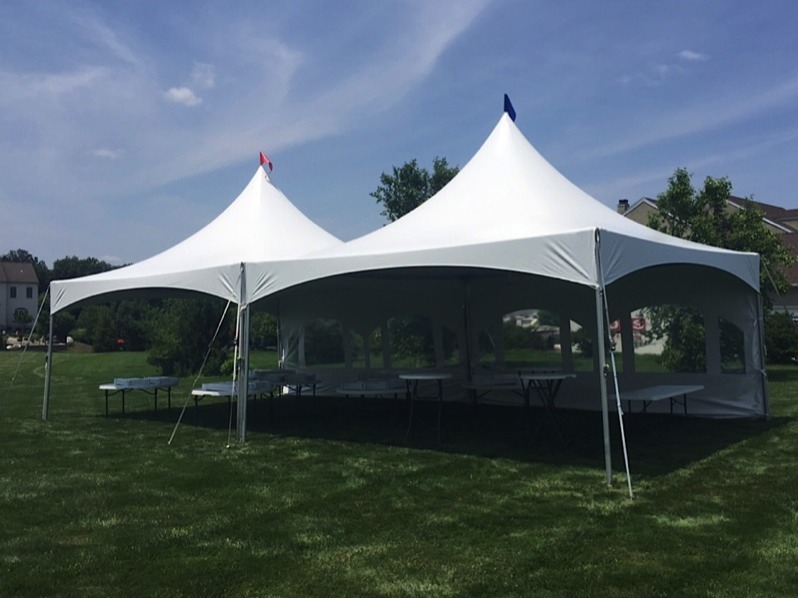 Tent Rented for Baptism Party in New Jersey